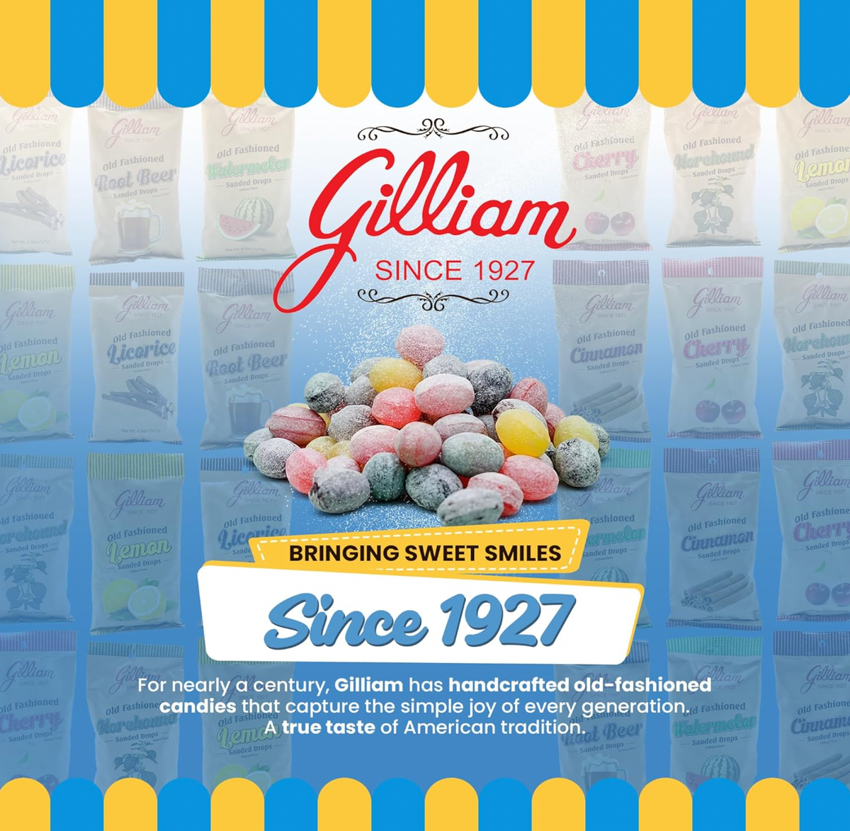 Gilliam Lemon Drops 12ct 4.5oz