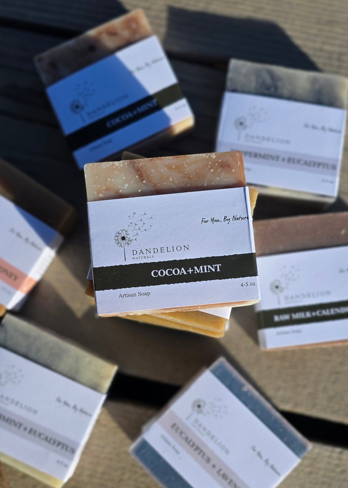 Cocoa + Mint Bar Soap| Cold Process Soap Bar
