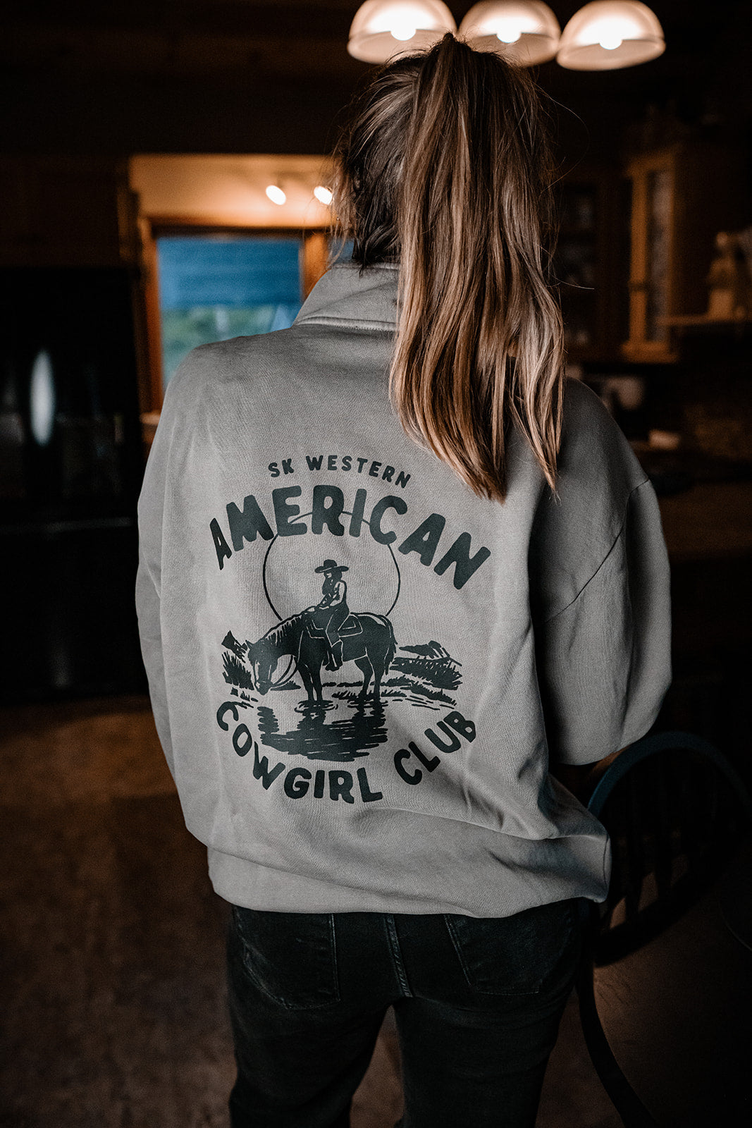American Cowgirl Club Quarter zip