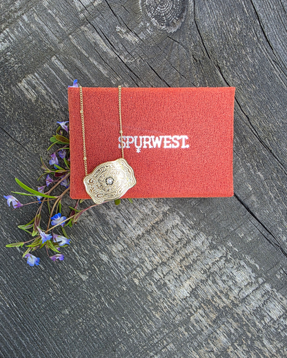 SpurWest Belt Buckle Necklace