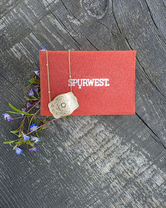 SpurWest Belt Buckle Necklace