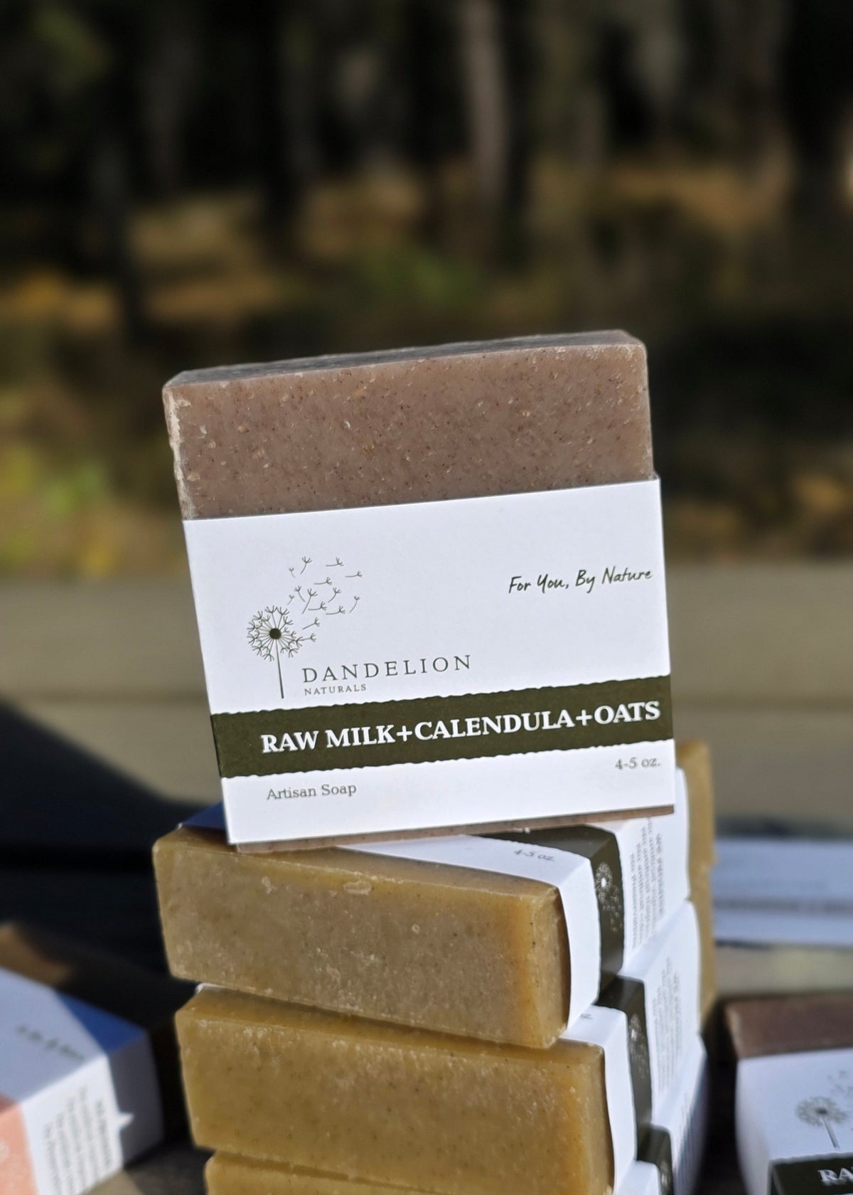 Raw Milk, Calendula, & Oats Bar Soap | Unscented Bar Soap