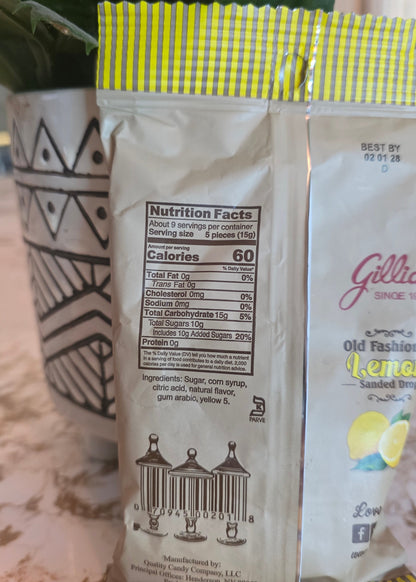 Gilliam Lemon Drops 12ct 4.5oz