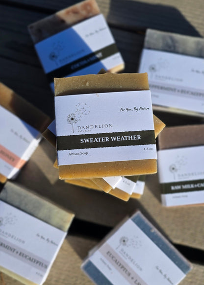 Sweater Weather Bar Soap | Fall Scented Bar Soap
