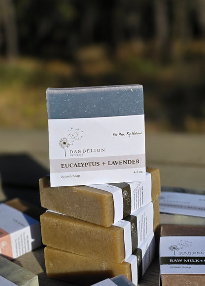 Eucalyptus Lavender Bar Soap | Essential Oil Only Soap Bar