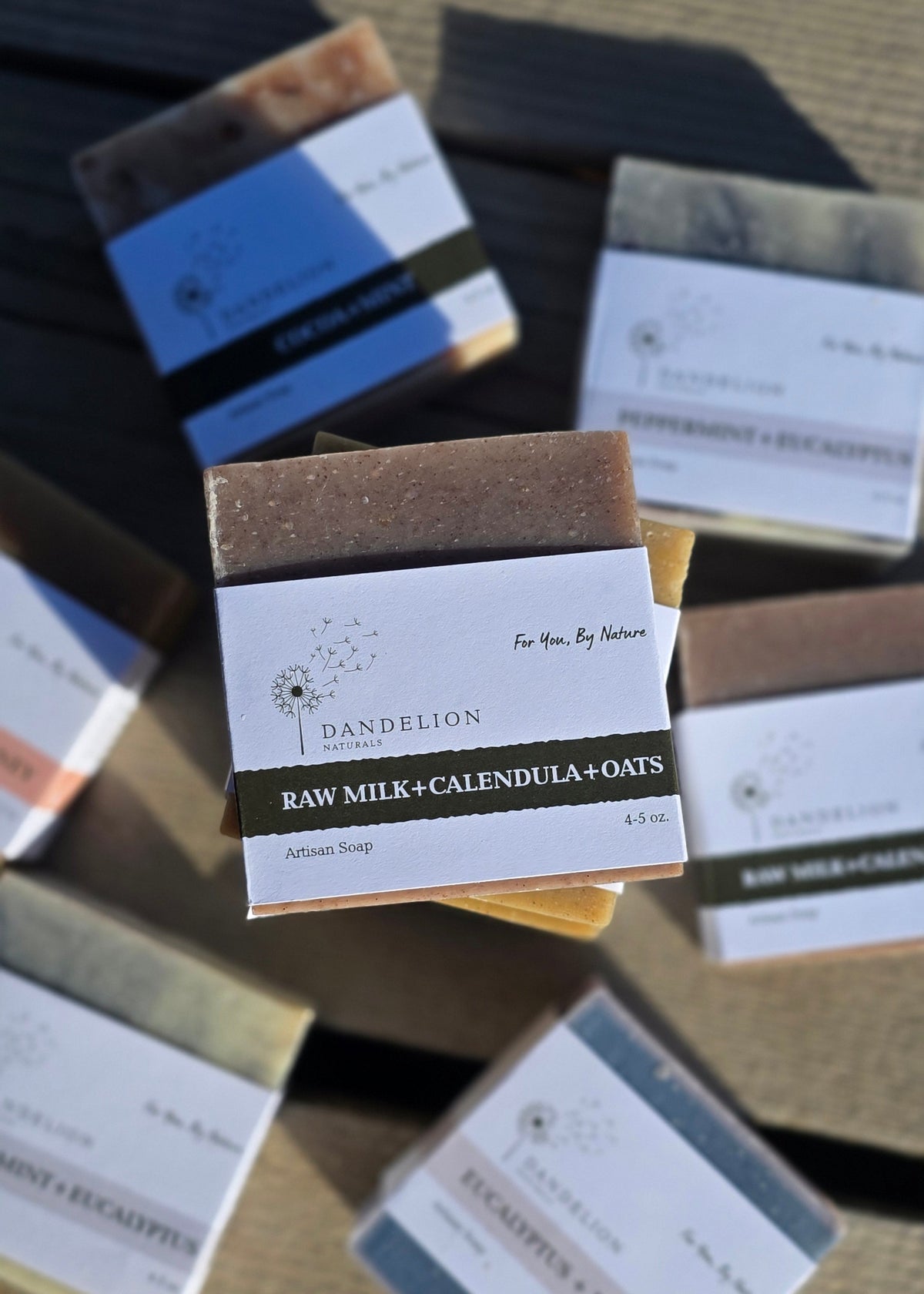 Raw Milk, Calendula, & Oats Bar Soap | Unscented Bar Soap