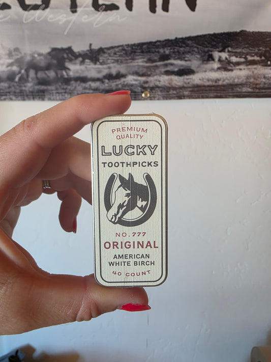 Lucky toothpicks